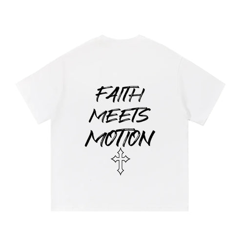 Adult faith meets motion shirt
