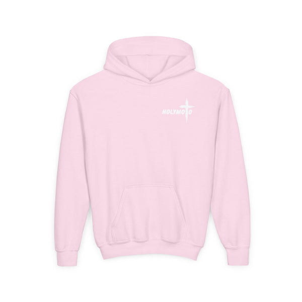 Youth pink Holymoto hoodie