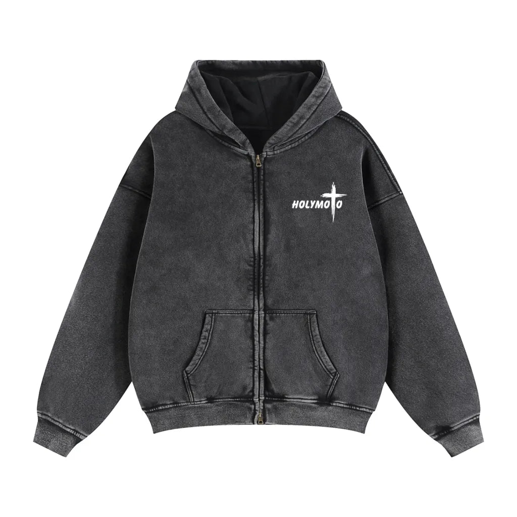 Adult Zip Up Holymoto Jacket