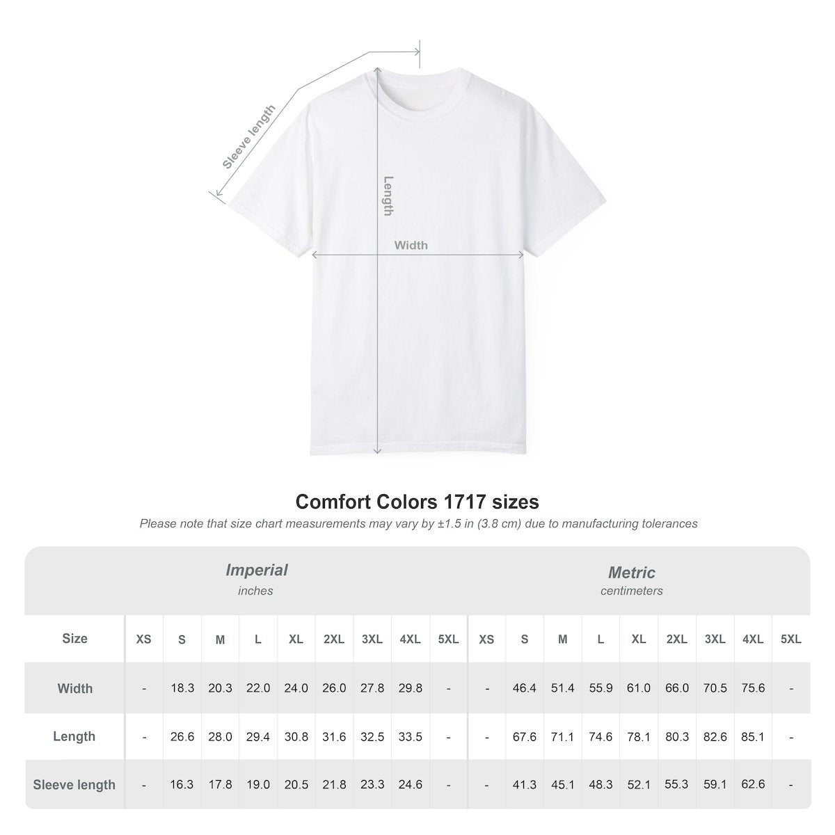White T-shirt adult