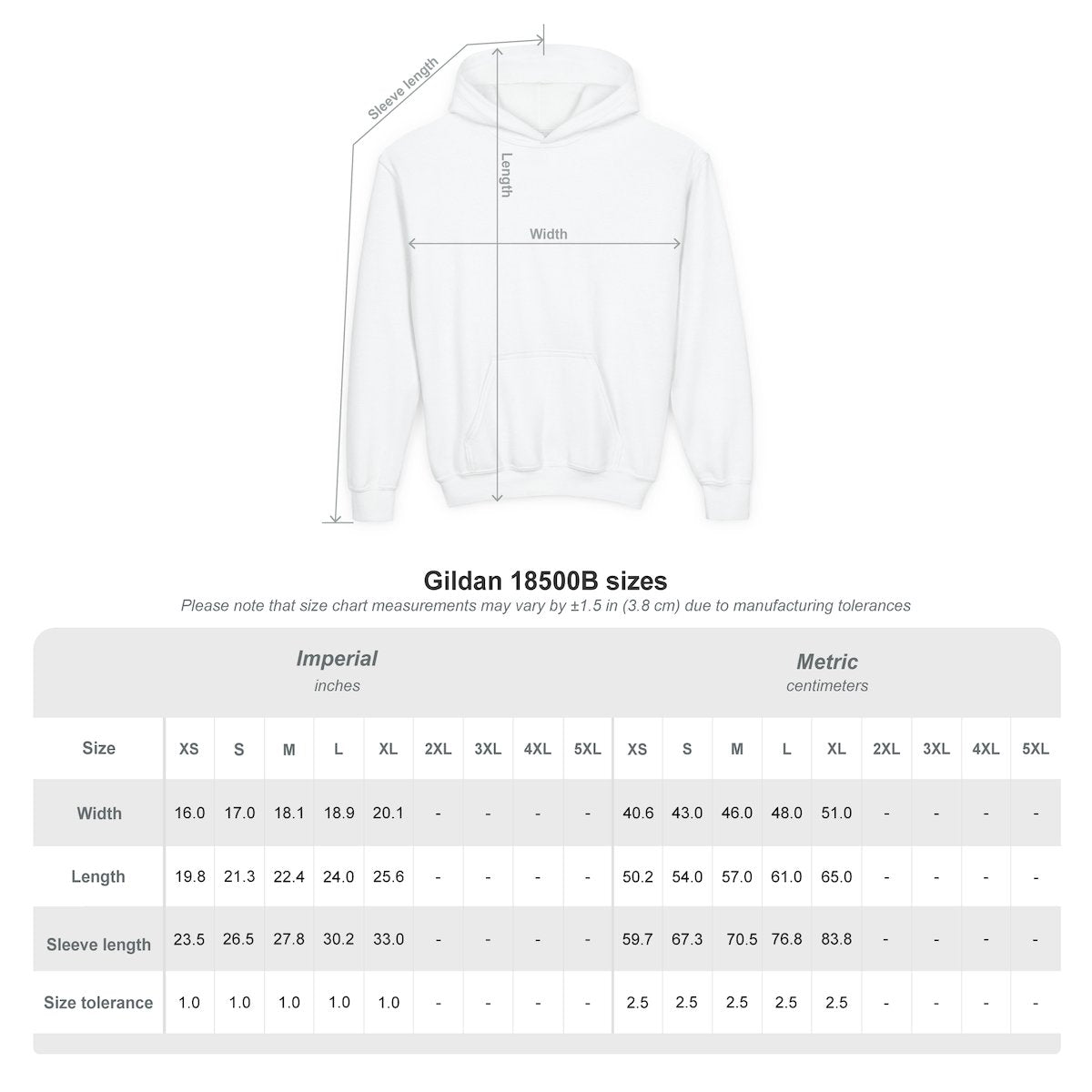 Youth Black Hoodie